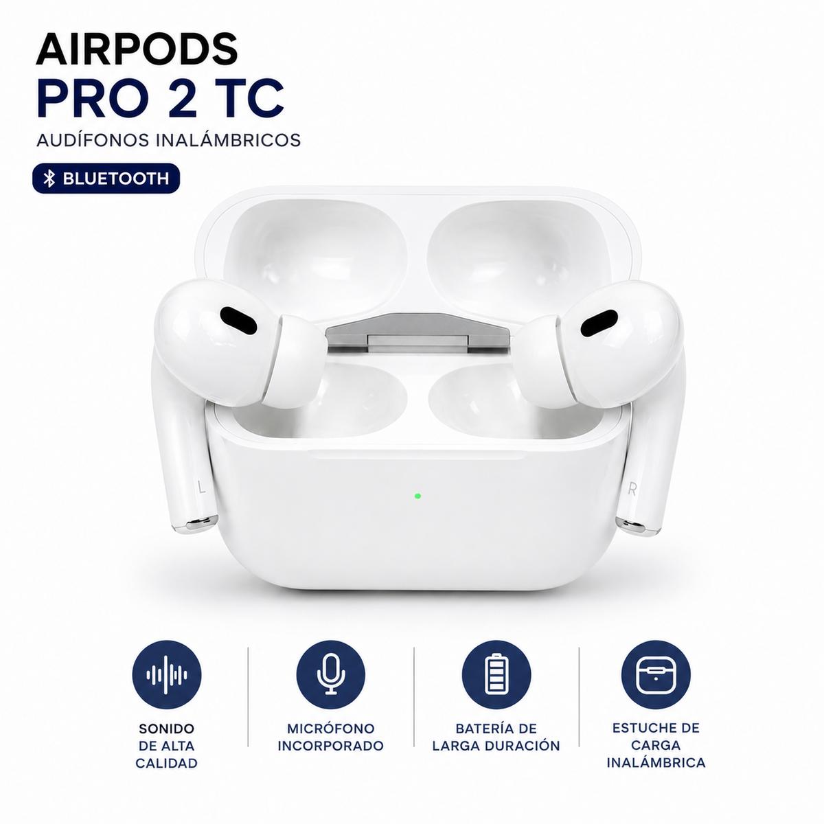 Audífonos Inalámbricos AirPods Pro 2 TC Bluetooth