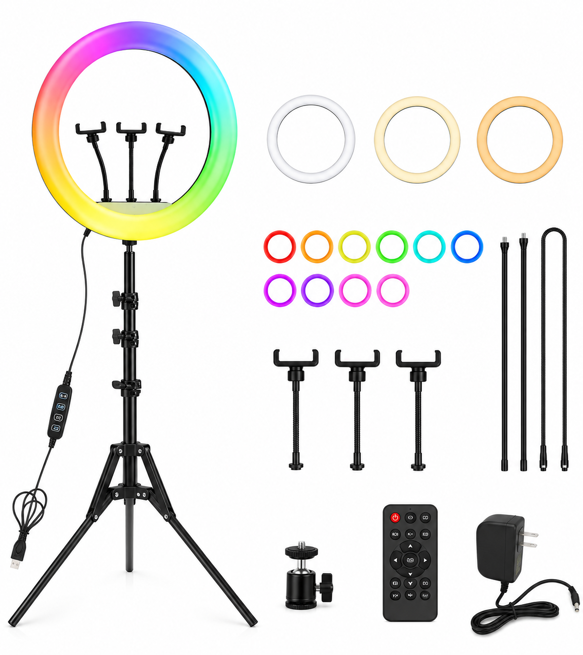 Aro de Luz LED 45 cm RGB