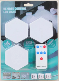 Lámparas LED Hexagonales Remote Tap